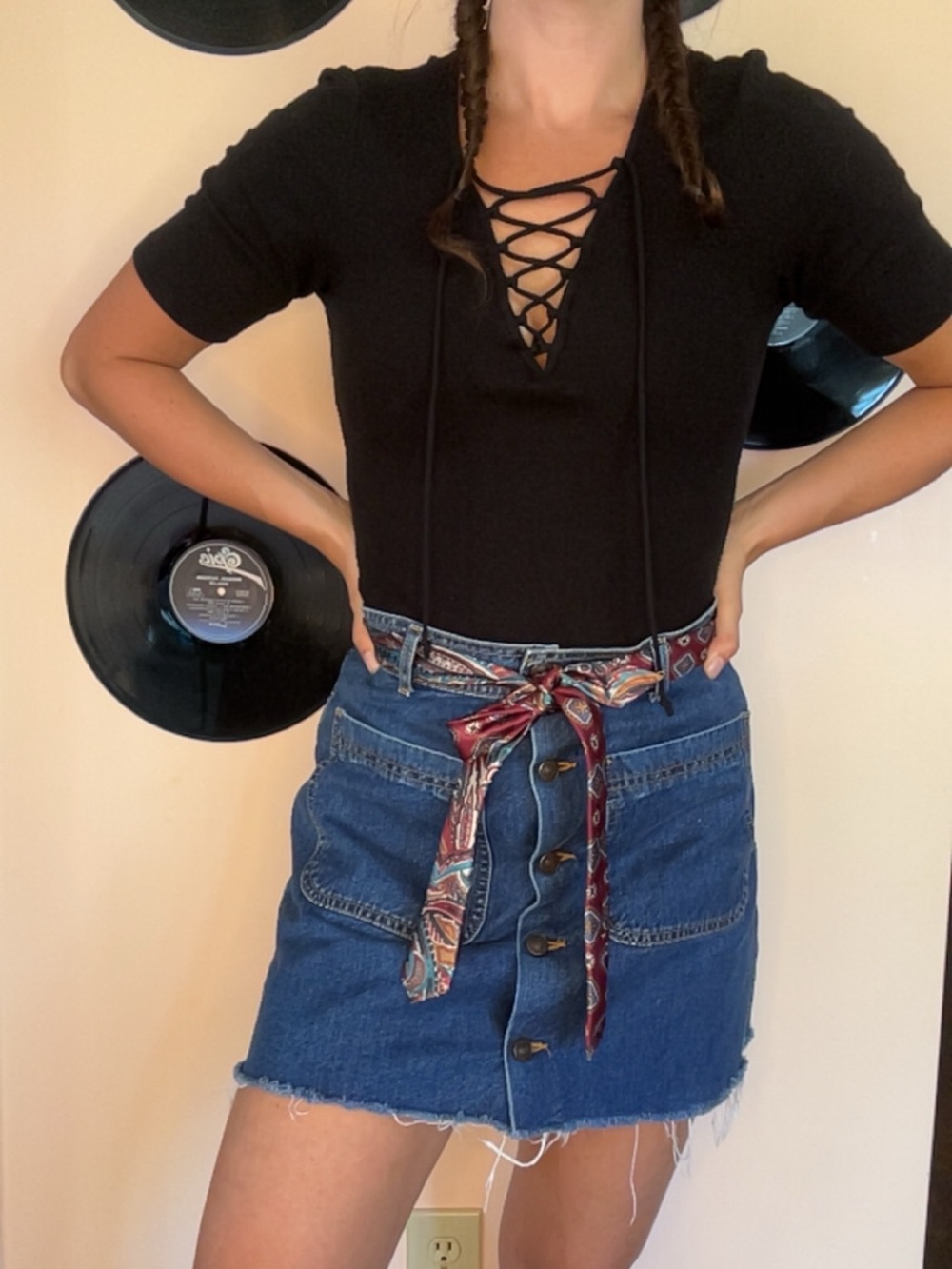 Upcycled Tie Belt/Headband